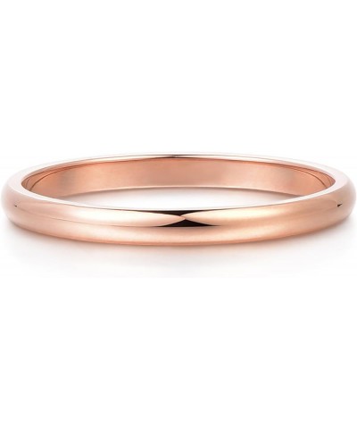 2mm Wedding Bands, 2mm Womens Band Ring, Wedding Rings for Women Rose Gold $10.19 Bracelets