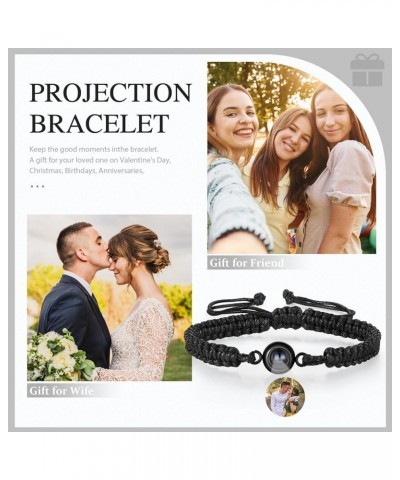 Custom Photo Bracelets for Women, Personalized Photo Projection Bracelets for Women/Men, Custom Bracelets with Picture Inside...