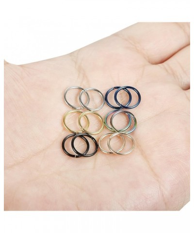 18-20G 12-24PCS Stainless Steel Body Jewelry Piercing Nose Ring Hoop Nose Piercing … F:18G 6 Pairs 8MM Inner Diameter $8.24 B...