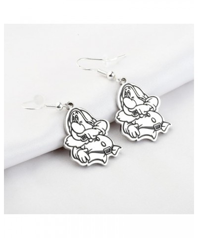 Seven Dwarfs Earrings Snow Princess And Dwarfs Fans Gifts Seven Dwarfs Jewelry For Women Girls Sneezy ER $8.39 Earrings