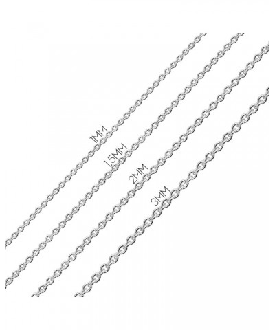 Thin 1.5MM Singapore Twist Rope Chain Necklace For Women Rose Gold Plated .925 Sterling Silver Made Italy 14 16 18 20 24 Inch...