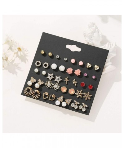 10 Pairs-100 Pairs Colorful Stud Earrings for Women Girls Hypoallergenic Earrings Charm Dangle Earrings Hoop Earrings Stainle...