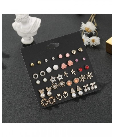 10 Pairs-100 Pairs Colorful Stud Earrings for Women Girls Hypoallergenic Earrings Charm Dangle Earrings Hoop Earrings Stainle...