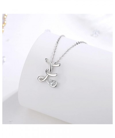 Sterling Silver Initial Necklaces for Women, Dainty 26 Alphabet Pendant Necklace Jewelry Gift, 18 Inch Chain E $15.98 Necklaces