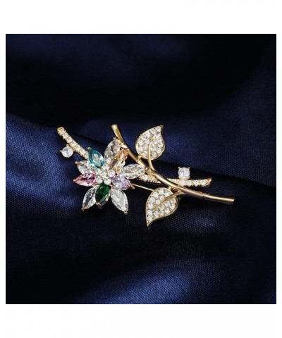 Brooches for Women, Shiny Cubic Zirconia Brooch Pins for Women Fashion Brooch Pin Broach Jewelry Gift Floral Branch $17.50 Br...