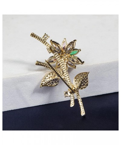 Brooches for Women, Shiny Cubic Zirconia Brooch Pins for Women Fashion Brooch Pin Broach Jewelry Gift Floral Branch $17.50 Br...