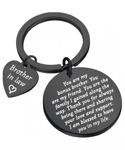 Bonus Brother Gifts Brother-In-Law Gifts Brother Keychain Brother Of The Bride Gifts Brother in Law Bl $10.39 Pendants