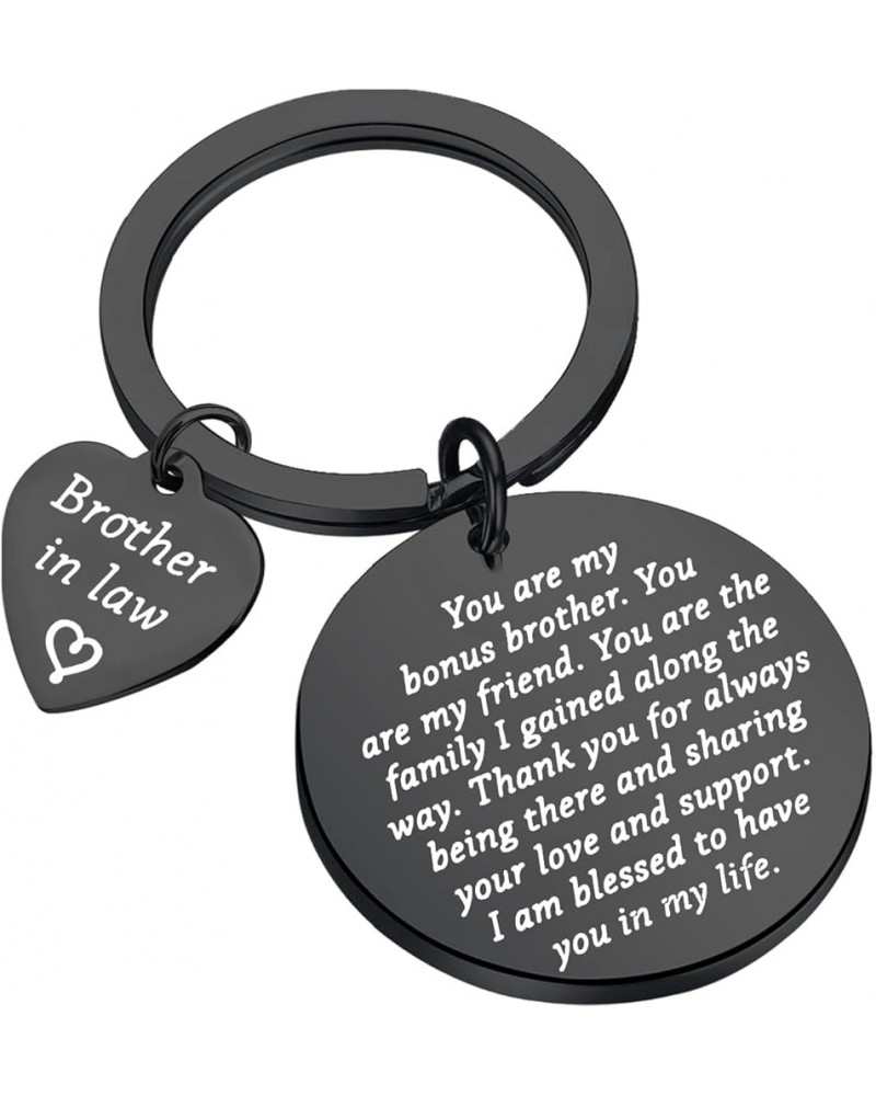 Bonus Brother Gifts Brother-In-Law Gifts Brother Keychain Brother Of The Bride Gifts Brother in Law Bl $10.39 Pendants