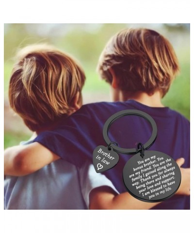 Bonus Brother Gifts Brother-In-Law Gifts Brother Keychain Brother Of The Bride Gifts Brother in Law Bl $10.39 Pendants