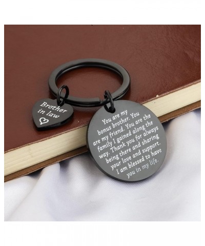 Bonus Brother Gifts Brother-In-Law Gifts Brother Keychain Brother Of The Bride Gifts Brother in Law Bl $10.39 Pendants