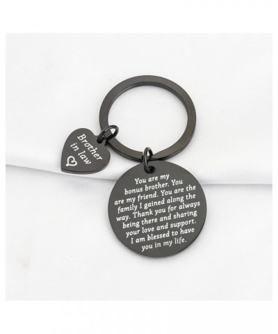 Bonus Brother Gifts Brother-In-Law Gifts Brother Keychain Brother Of The Bride Gifts Brother in Law Bl $10.39 Pendants