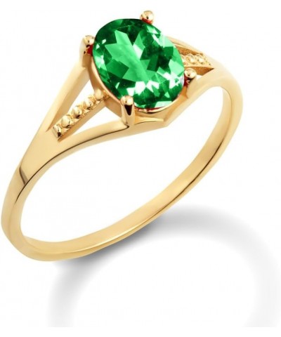 10K Yellow Gold Ladies Ring Available in Gemstone with multiple ring sizes E. Emerald $86.10 Rings