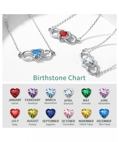 Heart September Birthstone Infinity Anklet for Women 925 Sterling Silver Simple Dainty Ankle Bracelet Summer Beach Jewelry $1...