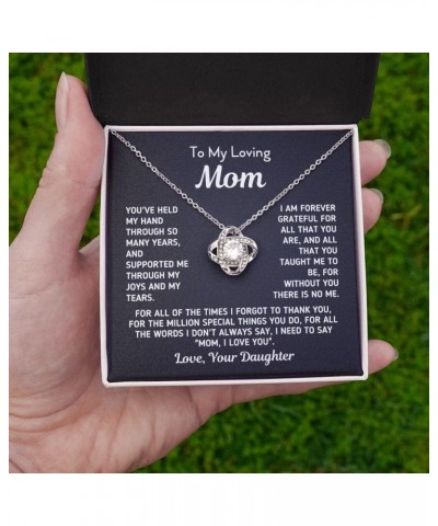 Meaningful Gift To Mom From Daughter Without You There is No Me Necklace, Gifts For Mom From Daughter, Gift For Women, Gifts ...