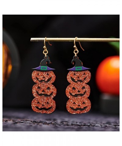 Halloween Earrings for Women Cute Pumpkin Dangle Earrings Candy Corn Earrings Fun Spider Web Witch Cat Earrings Halloween Jew...