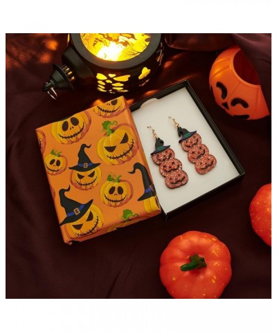 Halloween Earrings for Women Cute Pumpkin Dangle Earrings Candy Corn Earrings Fun Spider Web Witch Cat Earrings Halloween Jew...