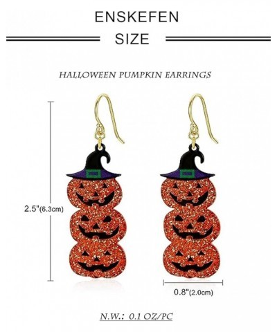 Halloween Earrings for Women Cute Pumpkin Dangle Earrings Candy Corn Earrings Fun Spider Web Witch Cat Earrings Halloween Jew...