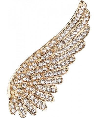 Pearl Diamond Brooch Pins for Dress Sweater Scarf, Wedding Party Decoration Birthday Christmas Gift Angel Wing (Gold) $7.40 B...