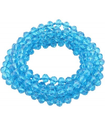 Fashion Beads Rope Knot Long Beaded Necklace Versatile 60" Strand Costume Jewelry for Women and Men Lake Blue $10.46 Necklaces