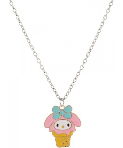 Cute Kuromi Pendant Necklace, Kawaii Cinnamoroll Dog Charm Necklace, BFF Gifts Jewelry Pink $5.85 Necklaces