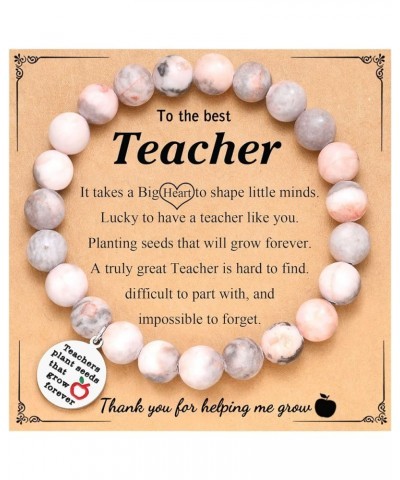 Teacher Appreciation Gifts, Teacher Gifts for Women, Teacher Birthday Retirement End of Year Gifts Teacher Bracelet Teachers ...