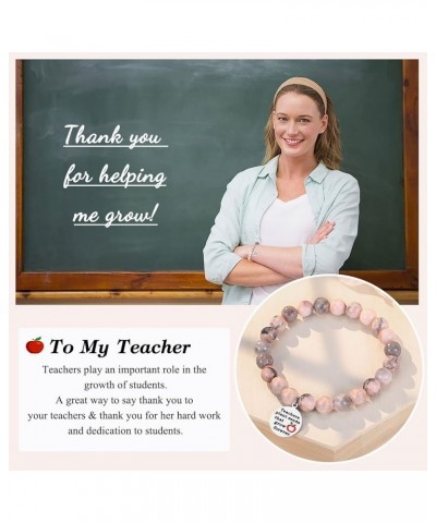 Teacher Appreciation Gifts, Teacher Gifts for Women, Teacher Birthday Retirement End of Year Gifts Teacher Bracelet Teachers ...