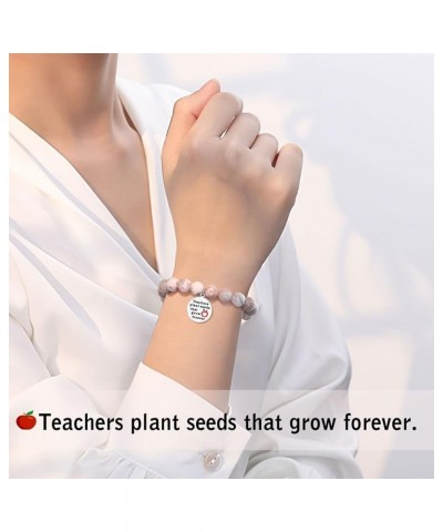 Teacher Appreciation Gifts, Teacher Gifts for Women, Teacher Birthday Retirement End of Year Gifts Teacher Bracelet Teachers ...