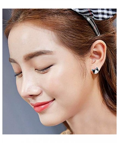 Girls Womens Cat Earrings Pretty Small Cute Kitty Studs - 3 Pairs Set Combo 5 $9.50 Earrings