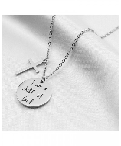 Bible Verse Cross Pendant ????????? ????????? Prayer Charm Faith Religious Birthday Christmas Jewelry for ????? 0. I am a chi...