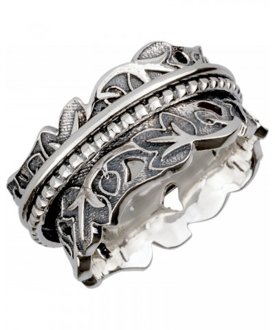 Joy & Abundance Sterling Silver Meditation Spinner Ring (Style US74) $32.99 Others