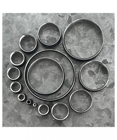 PAIR Steel Single Flare Tunnels with O-rings Ear Plugs Earlets Gauges Pierced Body Jewelry 1/2" (12mm) $13.99 Body Jewelry