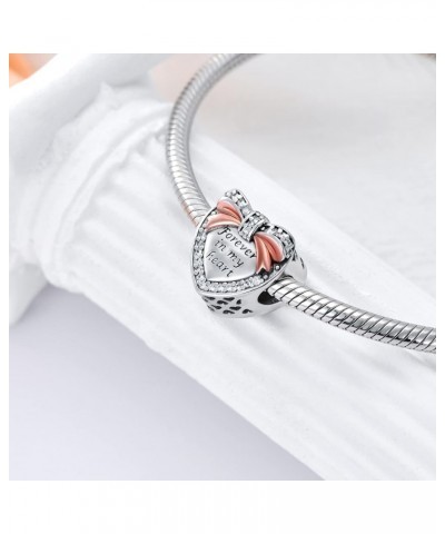 Personalized Photo Charm 925 Sterling Silver Butterfly Peacock Inspirational Bead Charm for Women Forever in My Heart $20.89 ...