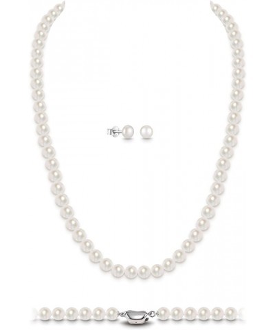 Freshwater Cultured Pearl Necklaces for Women: AAA 16"-18" Wedding Jewelry for Bride Mother Birthday Day Gift for Wife Mom Te...