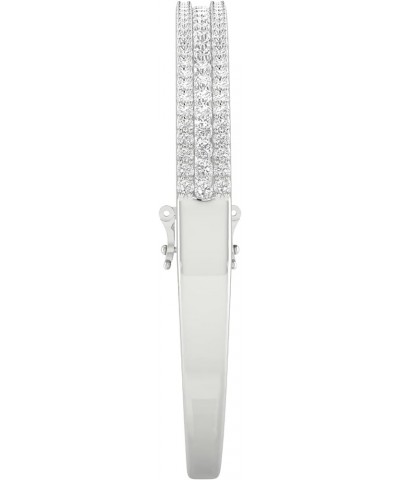 1 to 3 Carat.w. Classic Channel Set Diamond Bangle Bracelet (H-I Color I1-I2 Clarity) Platinum 1.0 carats $985.00 Bracelets