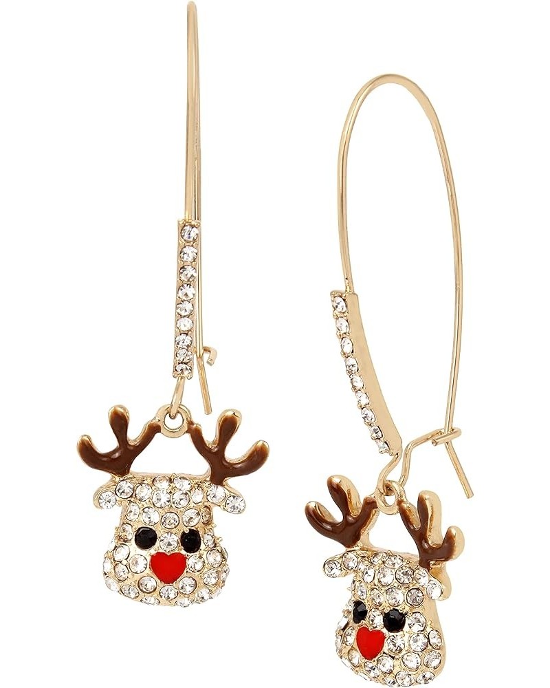 Reindeer Dangle Earrings RED RED Reindeer Dangle Earrings $18.00 Earrings