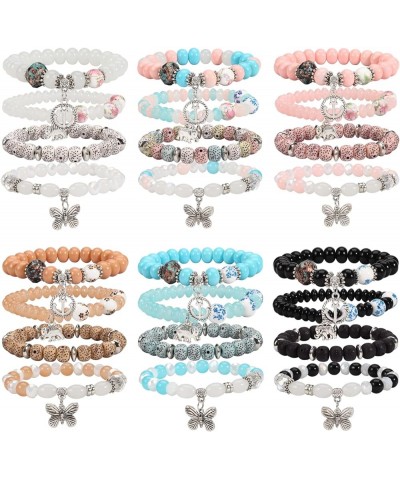 6Set Boho Bracelets for Women Butterfly Beaded Bracelet Jewelry Butterfly $10.73 Bracelets