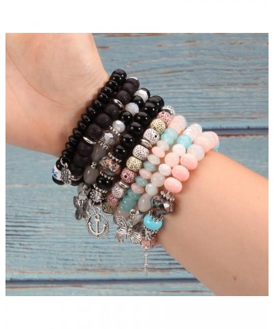 6Set Boho Bracelets for Women Butterfly Beaded Bracelet Jewelry Butterfly $10.73 Bracelets