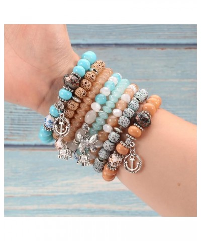 6Set Boho Bracelets for Women Butterfly Beaded Bracelet Jewelry Butterfly $10.73 Bracelets