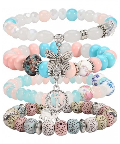 6Set Boho Bracelets for Women Butterfly Beaded Bracelet Jewelry Butterfly $10.73 Bracelets