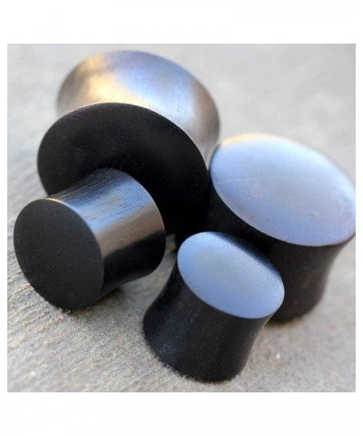 Pair of Organic Black Arang Wood Saddle Ear Plug //Choose Size// 5/8" (16mm) $9.49 Body Jewelry