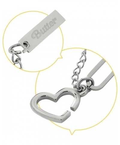 Charm Bracelet Women's Stainless Steel Bracelets Pendant Link Jewelry Holiday Gifts Butter $8.99 Bracelets