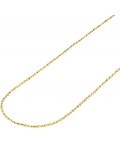 14k Yellow Gold 1.8mm-8mm Hollow Rope Chain Necklace 16"-30 24" mm 1.8mm inches $67.32 Necklaces