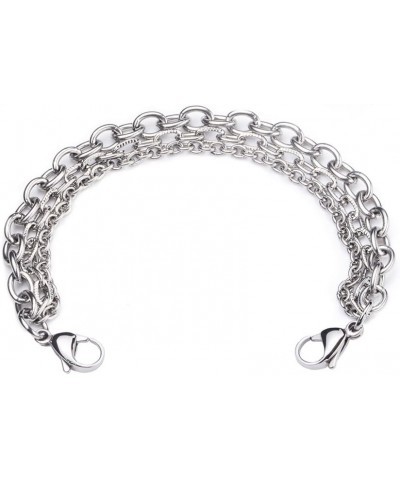 Stainless Steel Interchangeable Chain for Medical Alert Bracelets for Women and Men Tri-Strand-A 7.0 Inches $8.83 Bracelets