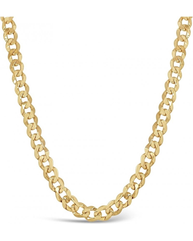 Solid 14k Gold Curb Link Chain Necklace for Men/Women, Hypoallergenic, Gold, Lobster Clasp Closure 1.0 mm $145.14 Necklaces