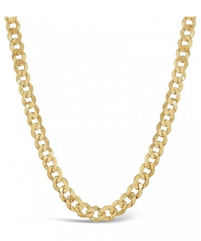 Solid 14k Gold Curb Link Chain Necklace for Men/Women, Hypoallergenic, Gold, Lobster Clasp Closure 1.0 mm $145.14 Necklaces