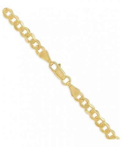 Solid 14k Gold Curb Link Chain Necklace for Men/Women, Hypoallergenic, Gold, Lobster Clasp Closure 1.0 mm $145.14 Necklaces