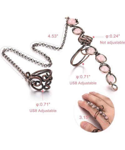 Women Holder Rings Pink $6.83 Rings