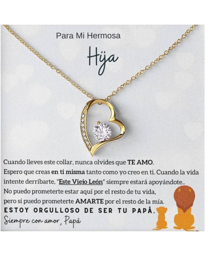 Jewelry Para Mi Hermosa Hija, Regalo para hija, Mensaje significativo para hija, Daughter Gift, Daughter Necklace Daughter, N...