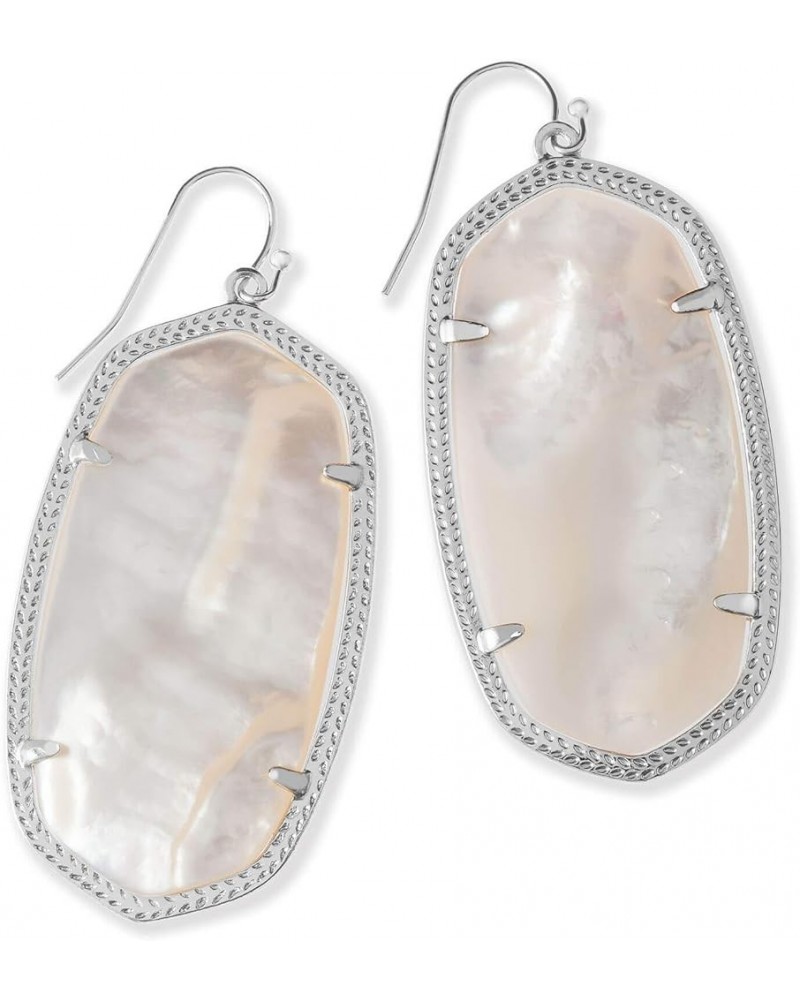 Danielle Statement Earrings for Women, Fashion Jewelry RHODIUM - IVORY MOTHER OF PEARL $40.15 Earrings