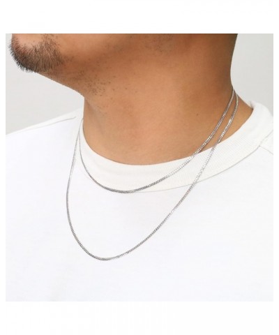 10k White Gold 2mm Solid Cuban Link Chain Curb Pendant Necklace, Womens Mens Jewelry 16" 18" 20" 22" 24 16 $74.24 Necklaces